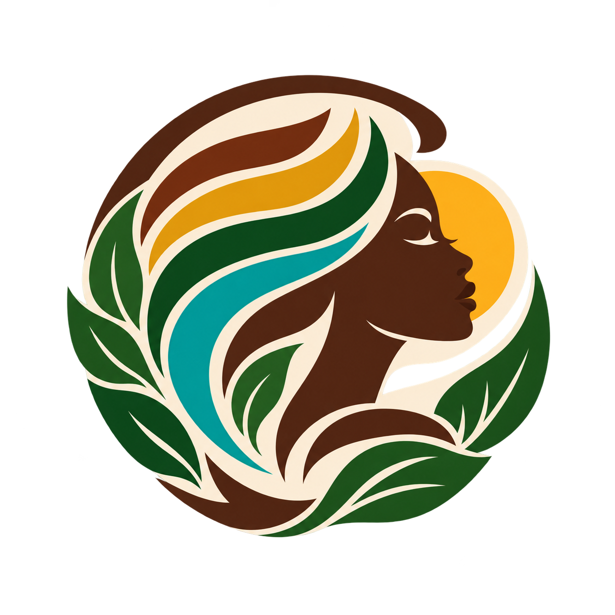 Logotipo circular Terra e Cor